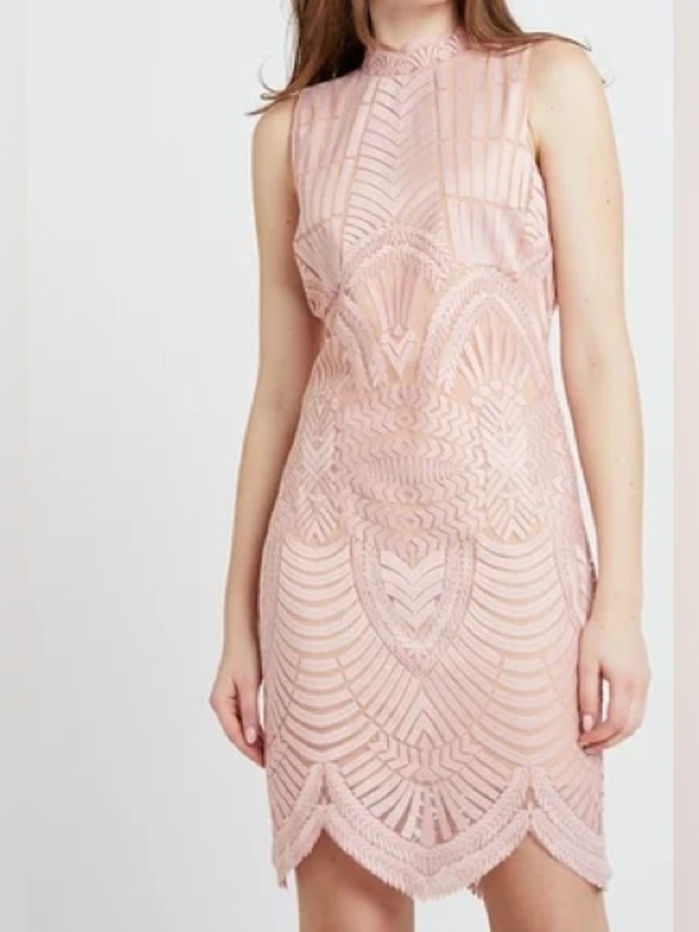 BARDOT Revolve Alice Dress in Latte Pink